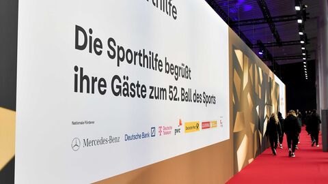 Der Ball des Sports fand dieses Jahr in Frankfurt statt.