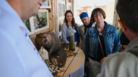 Eröffnung "Natur auf der Spur" mit Umweltministerin Priska Hinz