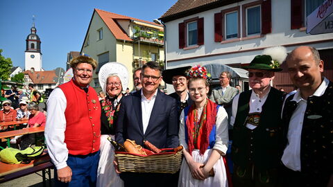 Ministerpräsident Boris Rhein eröffnet Hessentag 2023 in Pfungstadt