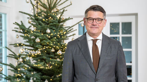 Ministerpräsident Boris Rhein zu Weihnachten